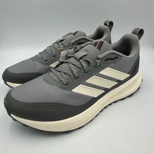 adidas Runfalcon 5 Trail Running  Mens 9 Grey Sneakers Athletic Shoes JH8783 NIB